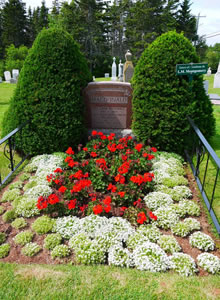 ルーシーモード・モンゴメリーの墓地